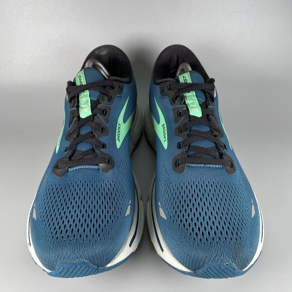 Brooks Ghost 15 Men’s Size 11.5 Blue Athletic Running Walking Shoes Sneakers GUC